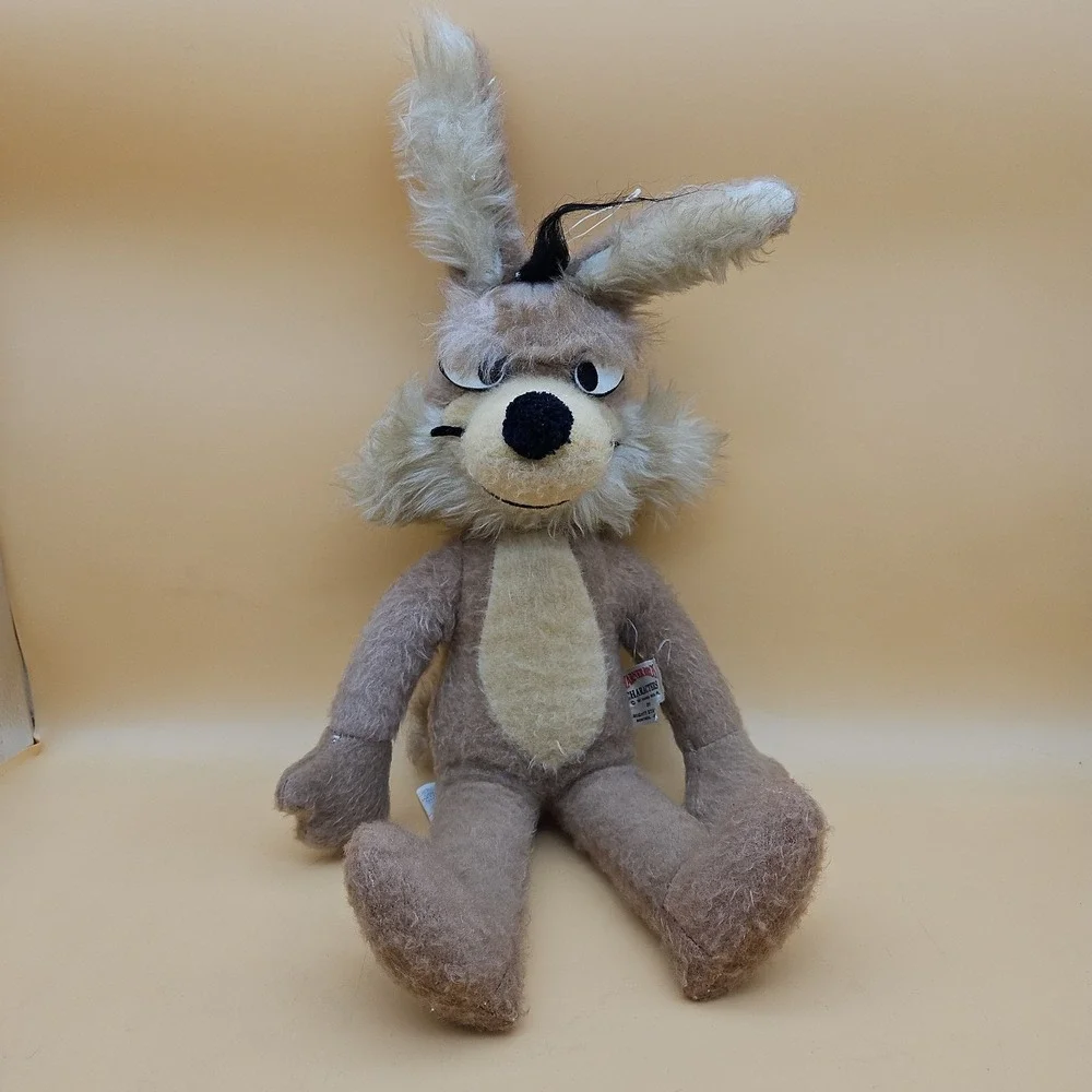 Vintage Wile E Coyote Plush 1971 Mighty Star 19